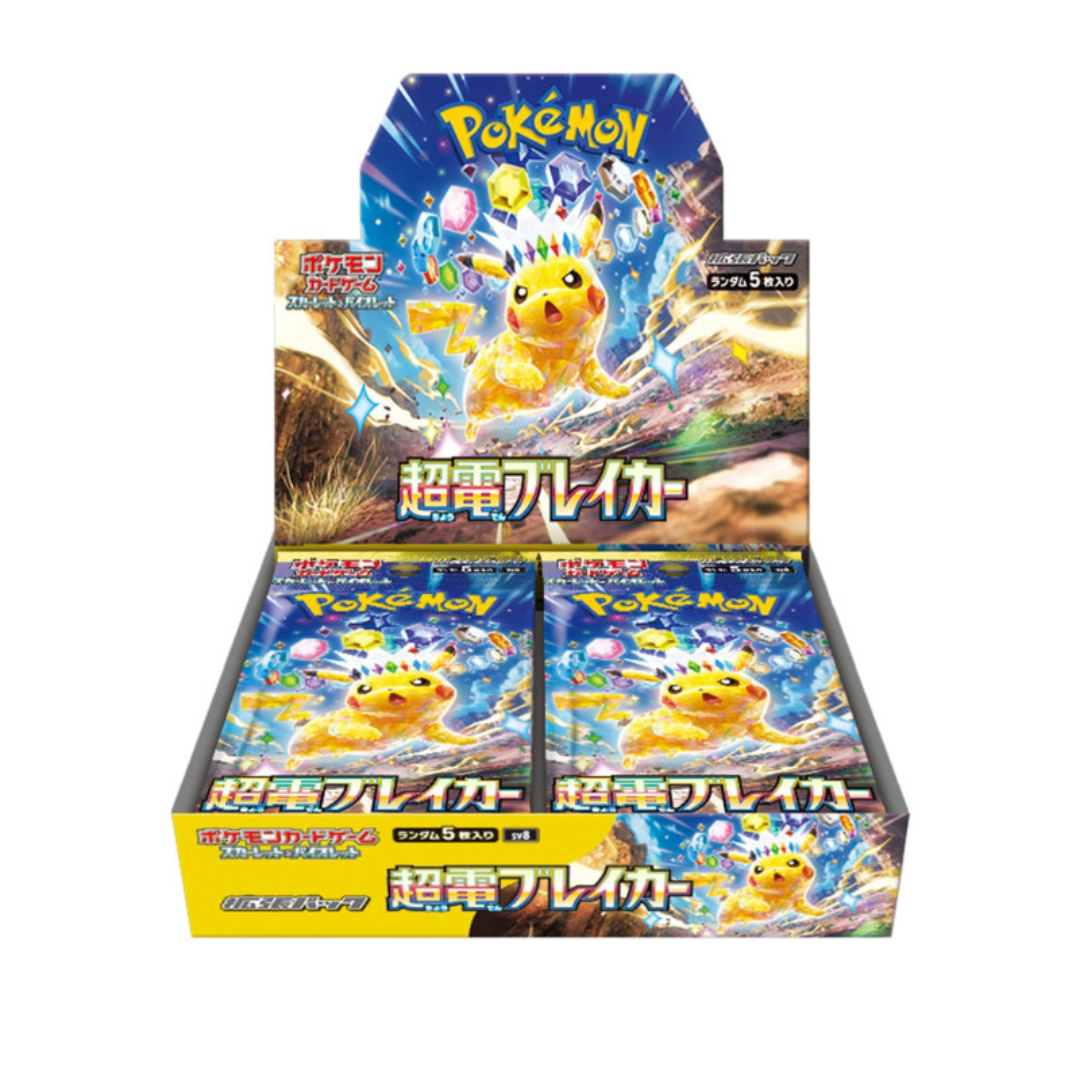 Pokemon Card Game Super Electric Breaker Booster Display Box Sealed Sv8 Japanese