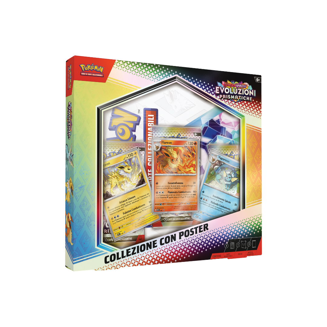 Pokemon Evoluzioni Prismatiche Collezione con Poster ITA