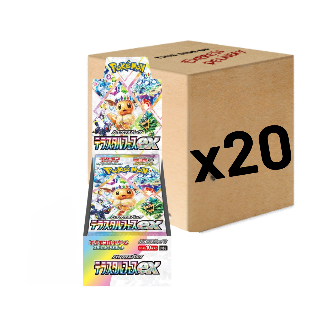 Pokemon Terastal Festival ex Booster Display Box Sv8a Sealed Case Japanese