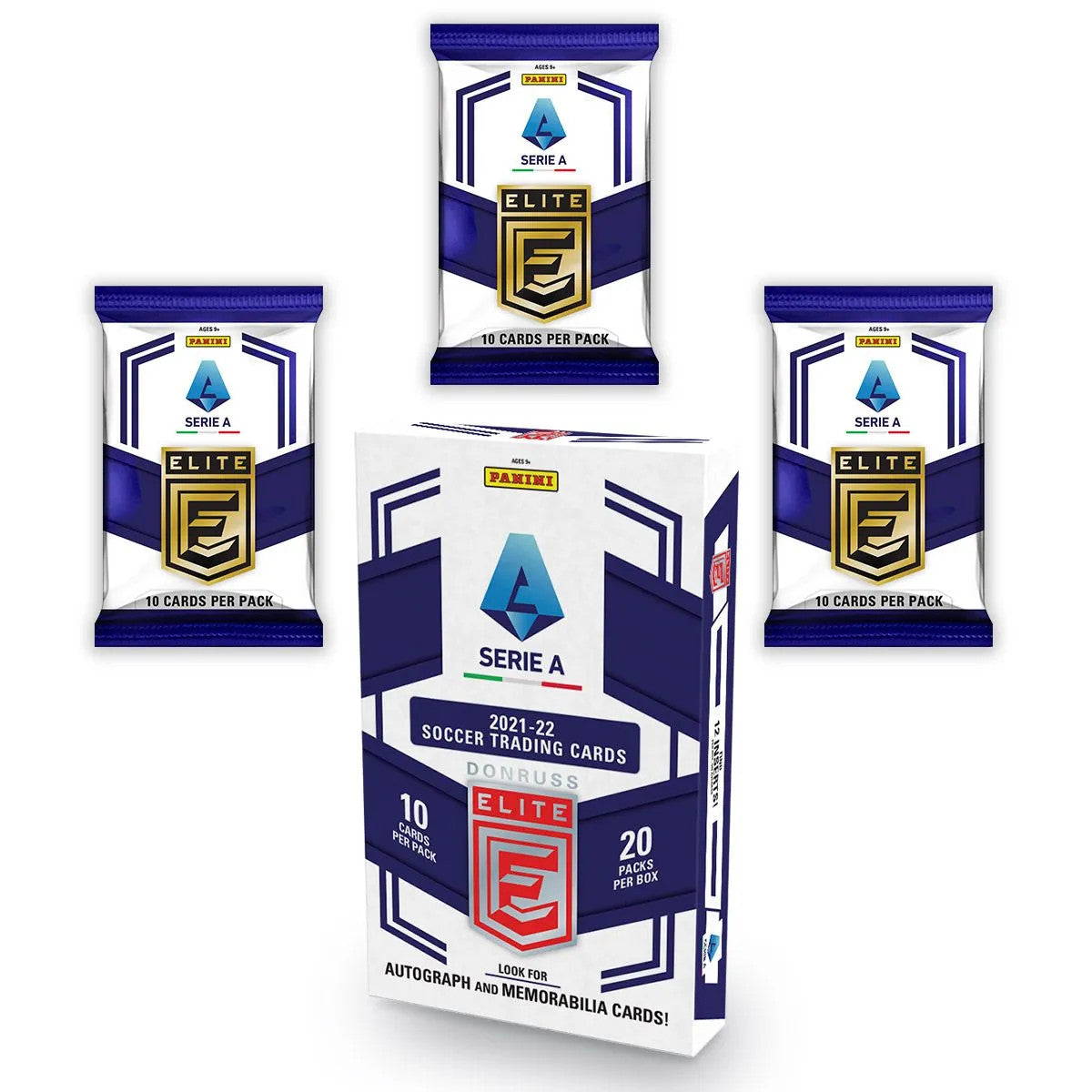 Panini Donruss Elite Serie A 2021-22 Retail box and booster pack