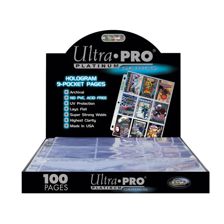 Ultra PRO - Confezione 50 Fogli a 9 tasche Platinum