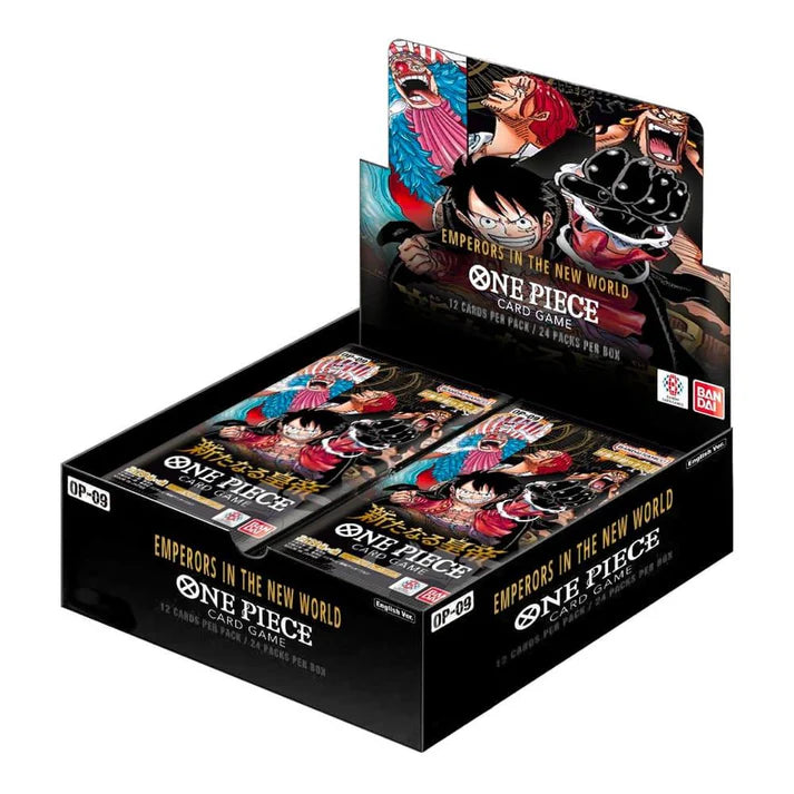 One Piece Card Game Booster Box OP09 The Four Emperors Sealed Case (12 Box) ENG