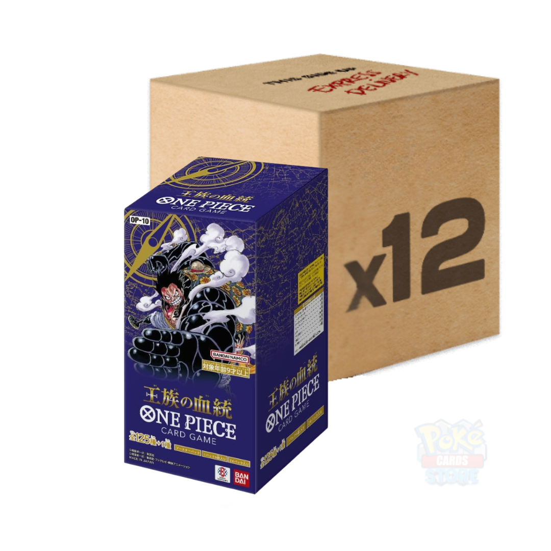 ONE PIECE Card Game OP-10 Royal Blood Booster Box Japanese Edition, Factory Sealed (144 Cards) ONE PIECE Card Game OP-10 Royal Blood Booster Box Japanese Edition, Factory Sealed (144 Cards)